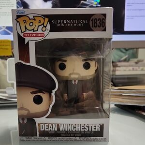 Funko Pop Dean Winchester with Brown Coat and Black Hat